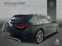 Usado Mercedes CLA200 AMG line 150 CV (110 kW) 2022 Negro Coupe