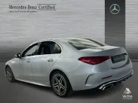 Usado Mercedes C200 AMG line 204 CV (150 kW) 2021 Gris Berlina