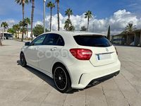Usado Mercedes A200 AMG line 136 CV (100 kW) 2014 Blanco Berlina