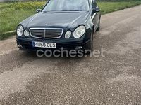 Usado Mercedes E270 Avantgarde 170 CV (125 kW) 2002 Azul Berlina