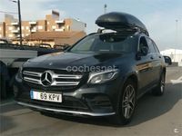 Usado Mercedes GLC220 170 CV (125 kW) 2018 Negro SUV
