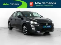 Usado Peugeot 208 Style 101 CV (74 kW) 2025 Negro Utilitario