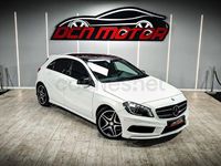 Usado Mercedes A200 AMG line 136 CV (100 kW) 2015 Blanco Berlina