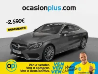 Usado Mercedes C200 184 CV (135 kW) 2018 Gris Coupe