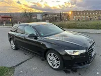 Usado Audi A6 S-Line 190 CV (139 kW) 2014 Negro Familiar
