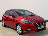 Usado Nissan Micra Acenta 101 CV (74 kW) 2020 Rojo Utilitario