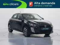 Usado Peugeot 208 Style 101 CV (74 kW) 2025 Negro Utilitario