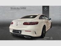 Usado Mercedes E220 AMG line 200 CV (147 kW) 2022 Blanco polar Coupe