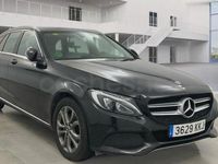 Usado Mercedes C220 194 CV (142 kW) 2018 Negro Familiar