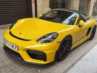 Usado Porsche 718 Spyder 420 CV (308 kW) 2022 Amarillo Descapotable
