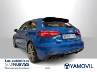 Usado Audi A3 S-Line 150 CV (110 kW) 2018 Azul Berlina