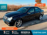 Usado Mercedes C220 170 CV (125 kW) 2007 Negro Berlina