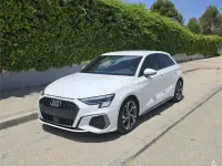 Usado Audi A3 S-Line 150 CV (110 kW) 2023 Blanco Berlina