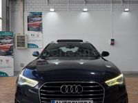 Usado Audi A6 S-Line 272 CV (200 kW) 2015 Azul Familiar