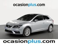 Usado Seat Leon Style Plus 125 CV (91 kW) 2018 Gris plata Utilitario
