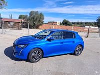 Usado Peugeot 208 Style 100 CV (73 kW) 2021 Azul Utilitario