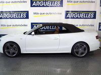Usado Audi A5 Cabriolet S-Line 241 CV (177 kW) 2009 Blanco Descapotable