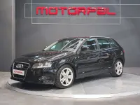 Usado Audi A3 Sportback Ambiente 140 CV (102 kW) 2009 Negro Utilitario