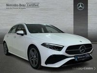 Usado Mercedes A180 AMG line 116 CV (85 kW) 2024 Blanco polar Berlina