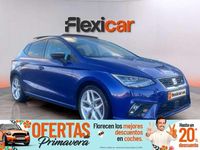 Usado Seat Ibiza FR 110 CV (80 kW) 2018 Azul Utilitario