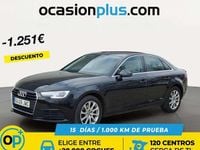 Usado Audi A4 150 CV (110 kW) 2017 Negro Berlina