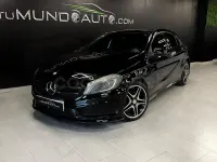 Usado Mercedes A180 AMG line 109 CV (80 kW) 2013 Negro Utilitario