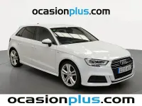 Usado Audi A3 S-Line 150 CV (110 kW) 2019 Blanco Berlina