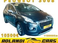 Usado Peugeot 3008 Active 131 CV (96 kW) 2016 Gris SUV