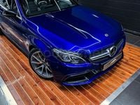 Usado Mercedes C63S AMG 510 CV (375 kW) 2018 Azul Descapotable