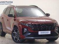 Usado Hyundai Tucson N Line 150 CV (110 kW) 2022 Granate SUV