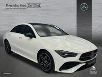 Usado Mercedes CLA200 AMG line 150 CV (110 kW) 2025 Blanco Coupe