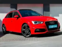 Usado Audi A3 Sportback S-Line 150 CV (110 kW) 2013 Rojo Utilitario