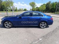 Usado Mercedes C220 Avantgarde 170 CV (125 kW) 2017 Azul Berlina