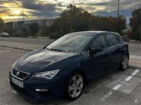 Usado Seat Leon FR 184 CV (135 kW) 2017 Azul Berlina