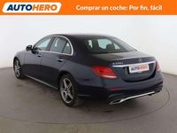 Usado Mercedes E220 AMG line 196 CV (144 kW) 2019 Azul Berlina