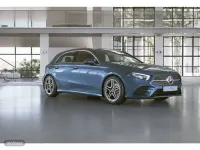 Usado Mercedes A180 AMG line 116 CV (85 kW) 2021 Denim blue  metallic paint Berlina