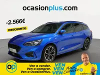 Usado Ford Focus ST-Line 125 CV (91 kW) 2020 Azul Familiar