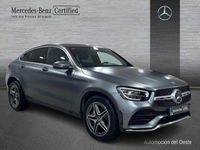 Usado Mercedes GLC220 194 CV (142 kW) 2021 Gris selenita Coupe