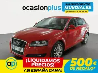 Usado Audi A3 Sportback Ambiente 125 CV (91 kW) 2009 Rojo Utilitario
