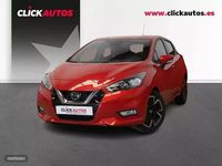 Usado Nissan Micra Acenta 92 CV (67 kW) 2021 Rojo Utilitario
