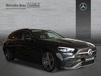 Usado Mercedes C200 AMG line 163 CV (119 kW) 2022 Verde Berlina