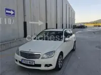 Usado Mercedes C200 Avantgarde 136 CV (100 kW) 2009 Blanco Familiar