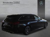 Usado Mercedes C200 AMG line 163 CV (119 kW) 2022 Verde Berlina