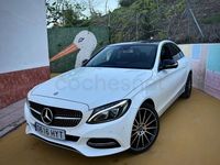 Usado Mercedes C220 AMG line 170 CV (125 kW) 2015 Blanco Berlina