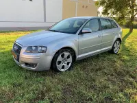 Usado Audi A3 Ambiente 105 CV (77 kW) 2007 Gris / plata Utilitario