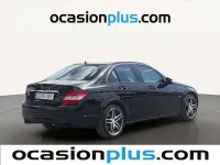 Usado Mercedes C200 Avantgarde 136 CV (100 kW) 2010 Negro Berlina