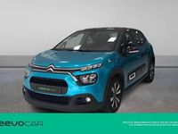 Usado Citroën C3 Feel 83 CV (61 kW) 2021 Azul Utilitario