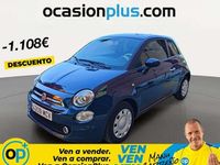 Usado Fiat 500 Club 71 CV (52 kW) 2022 Azul Utilitario