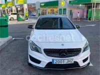 Usado Mercedes CLA200 AMG line 136 CV (100 kW) 2015 Blanco Coupe