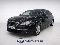 Usado Peugeot 308 SW Style 131 CV (96 kW) 2015 Azul Familiar